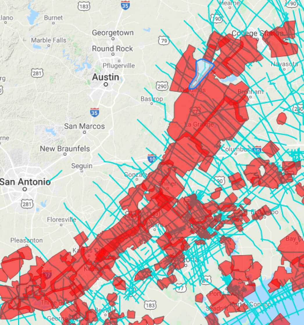 Eagle Ford seismic coverage